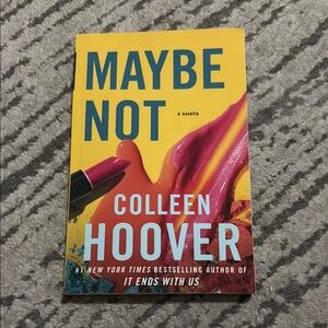 'Maybe Not' Book - Yellow and Pink Cover